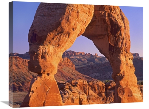 Global Gallery GCS-396598-2228-142 22 x 28 in. Delicate Arch & La Sal 