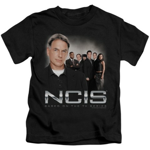 Trevco Ncis-Investigators - Short Sleeve Juvenile 18-1 Tee - Black- La