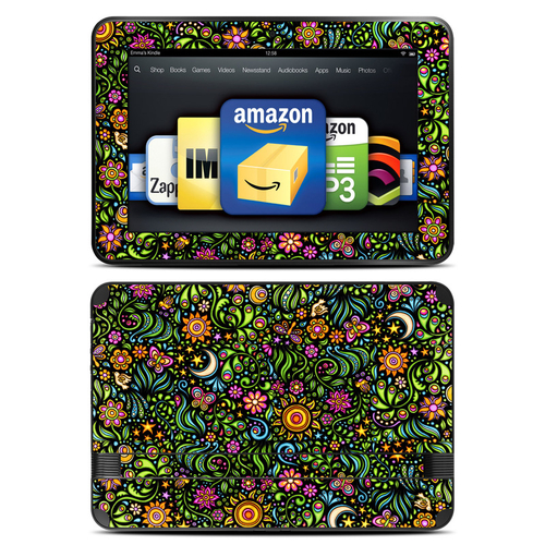 DecalGirl AKF8-NATDITZY Amazon Kindle Fire HD 8.9 Skin - Nature Ditzy