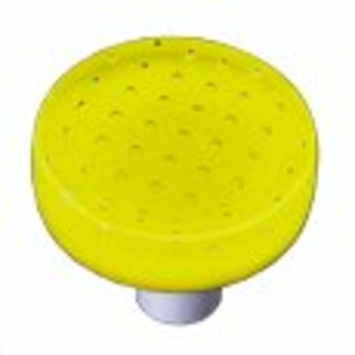 Hot Knobs HK1204-KRA Bubbles Sunflower Yellow Round Glass Cabinet Knob