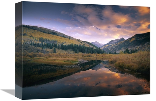 Global Gallery GCS-452060-1216-142 12 x 16 in. Ragged Peak & Chair Mou