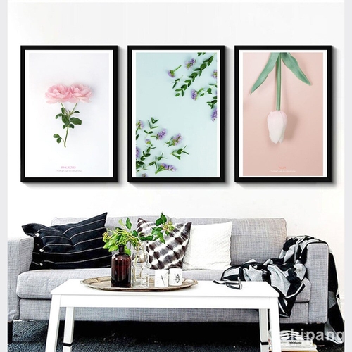 Modern Picture Rose Floewers Canvas Painting