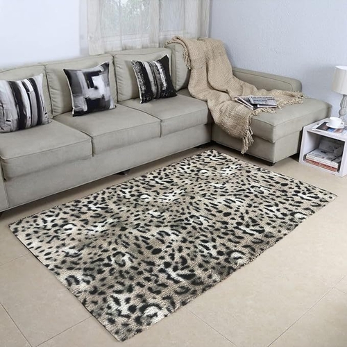 CottonFry Faux Sheepskin Fur Area Rugs Round Fur Throw Rug Floor Mat