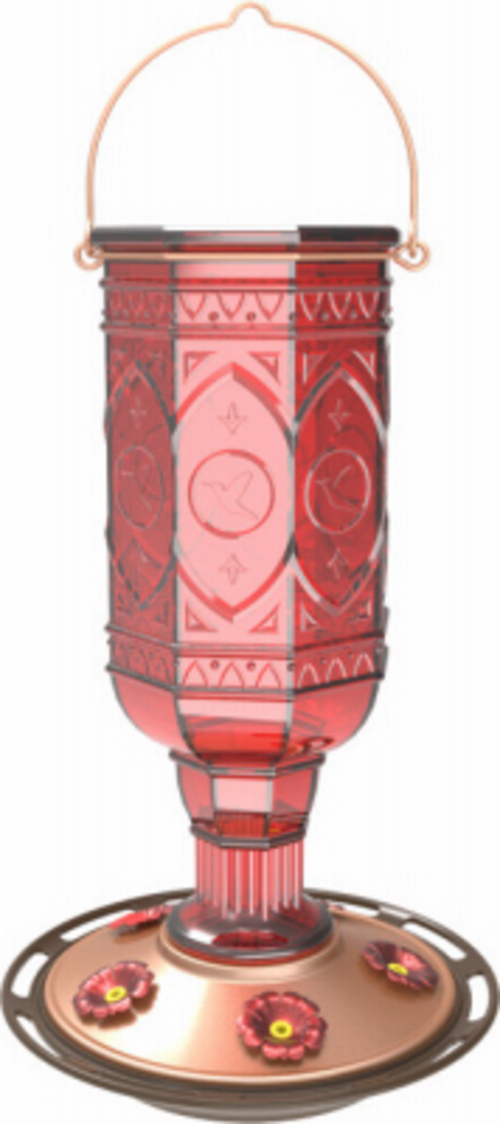 Classic Brands 213387 Hummingbird Feeder  Jewel Red