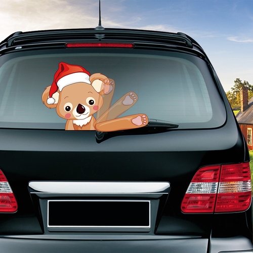 Rylybons Koala Waving Wiper Decals PVC Rear Window