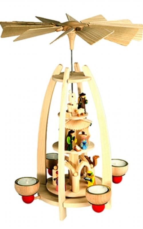 GRAU 179 Graupner Pyramid - 3 Tier Nativity