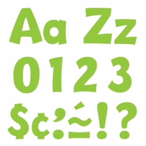 Trend Enterprises T-79767BN 4 in. Lime Playful Combo Ready Letters Com