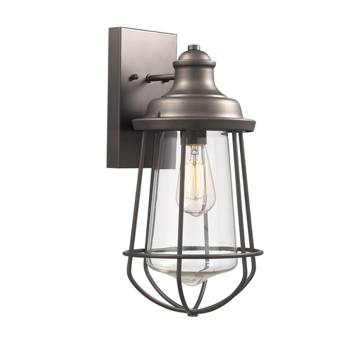 Chloe Lighting CH2D081RB16-OD1 Lucas Industrial-Style 1 Light Rubbed B