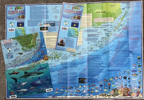 Franko Maps F57102 Florida Keys Dive & Adventure Map Pack