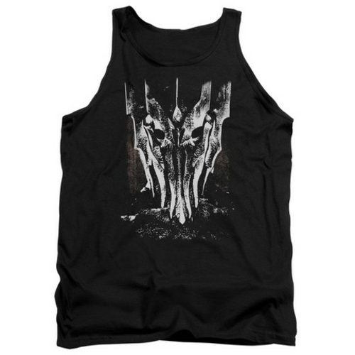 Trevco Lor-Big Sauron Head Adult Tank Top- Black - XL