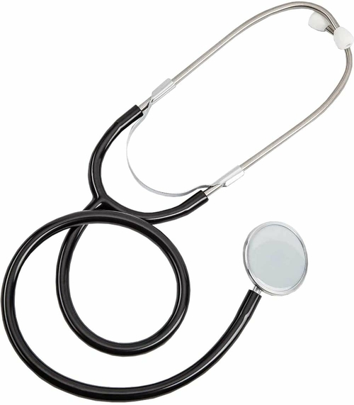 Dukal Sprague Rappaport Stethoscopes. Case of 10 Black Stethoscopes