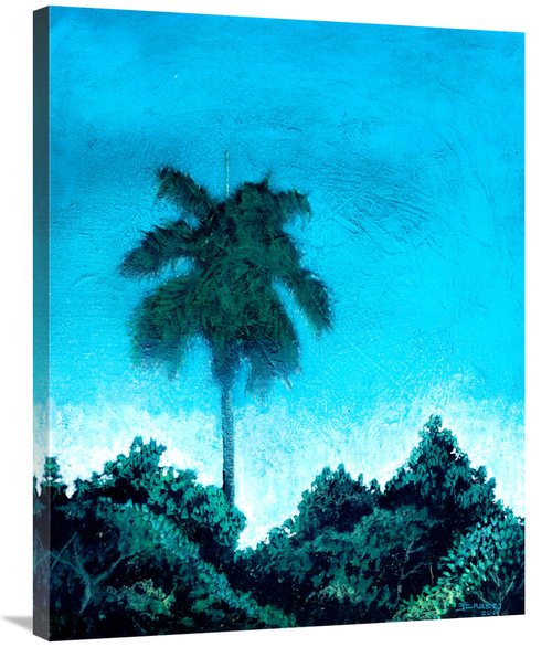 Global Gallery GCS-477325-2835-142 28 x 35 in. Single Palm Art Print -