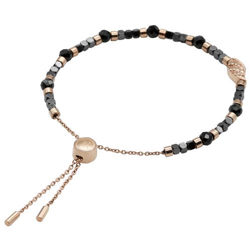 Bead Bracelet Rose Gold Wing Spinel Bead Pull-Chain Bracelet