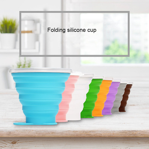 270ML Travel Cup Silicone Retractable