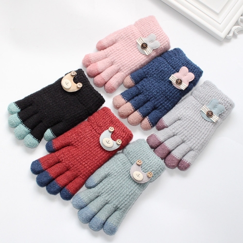 Toddler Baby Gloves Thicken Baby Girls Cartoon