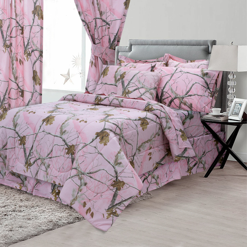  Realtree - AP Pink Camouflage - Modern Comforter Set For Bedding