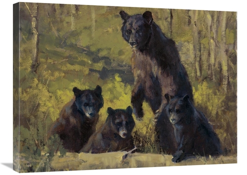 Global Gallery GCS-382115-2432-142 24 x 32 in. Twin Mountain Triplets 