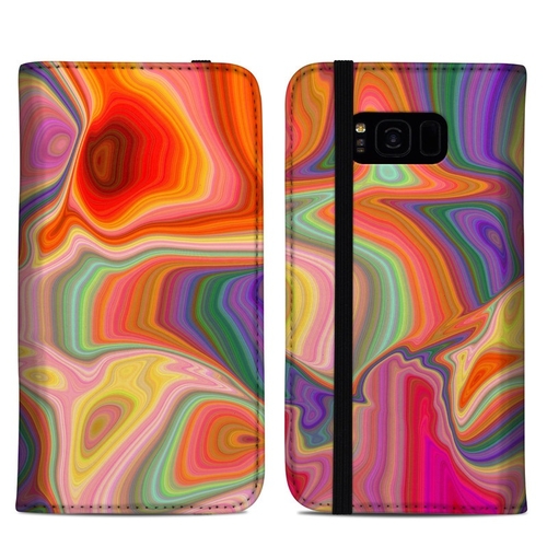 DecalGirl SGS8PFC-MINDTRIP Samsung Galaxy S8 Plus Folio Case - Mind Tr