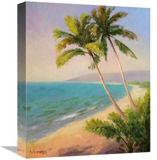 Global Gallery GCS-132587-16-142 16 in. Palms on the Beach I Art Print