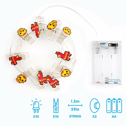Mustard Pinata Light Clips - Thumbnail 3