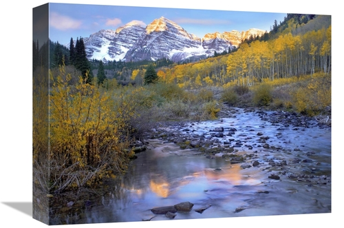 Global Gallery GCS-396284-1216-142 12 x 16 in. Maroon Bells & Maroon C