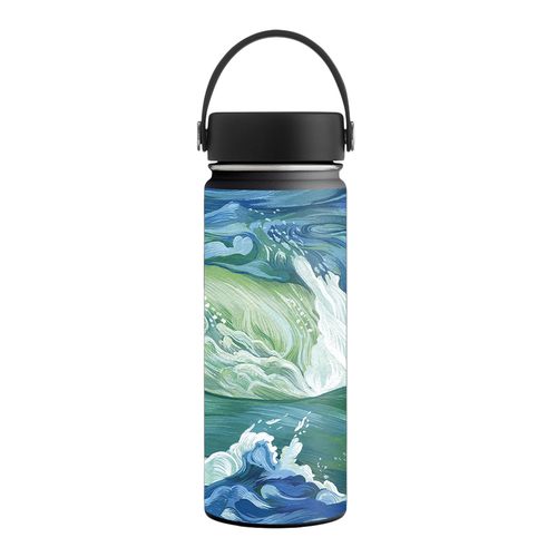 MightySkins HFWI18-Cyclone Wave Skin for Hydro Flask 18 oz Wide Mouth 
