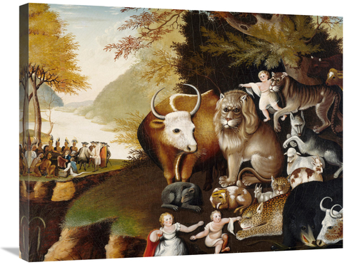 Global Gallery GCS-277965-30-142 30 in. Peaceable Kingdom Art Print - 