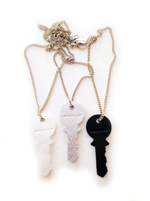 True Leather Key Necklace