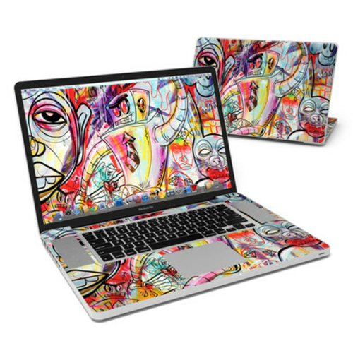 DecalGirl MBP17-BAMELT DecalGirl MacBook Pro 17in Skin - Battery Acid 