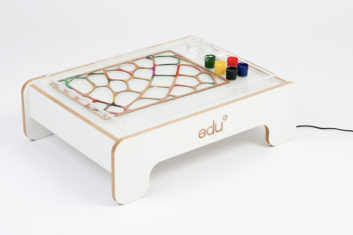 edu2 Light Table and Tabletop Set for Sensory Play