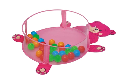Teddy Ball Pool for Kids Indoor Outdoor with 50 Balls