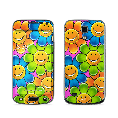DecalGirl SS4M-HPYDAISIES Samsung Galaxy S4 Mini Skin - Happy Daisies