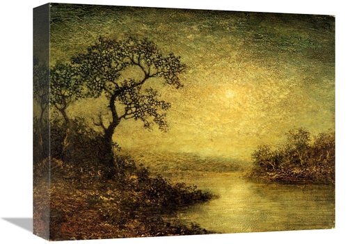 Global Gallery GCS-267750-16-142 16 in. Moonlit Landscape Art Print - 