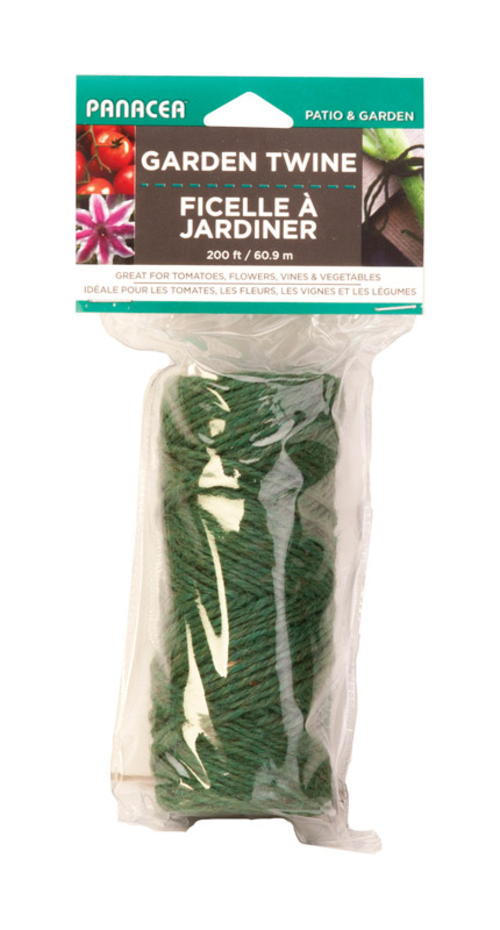 Panacea 7730526 0.08 in. Green Fabric Garden Twine