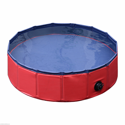 PawHut œÜ31.5‚Äù Folding Dog Bath Pool Pet Swimming Pool Puppy Bathing