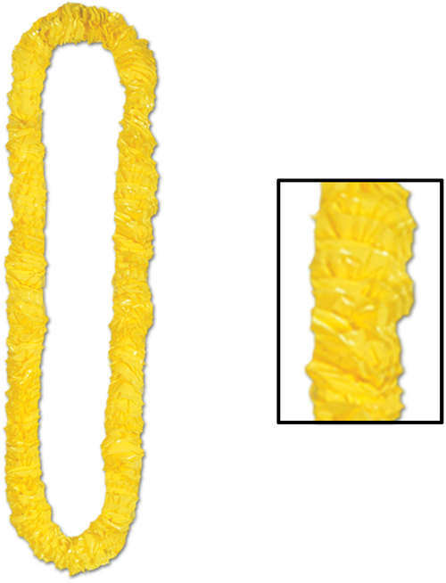 Soft-Twist Poly Leis - Yellow #027Y5