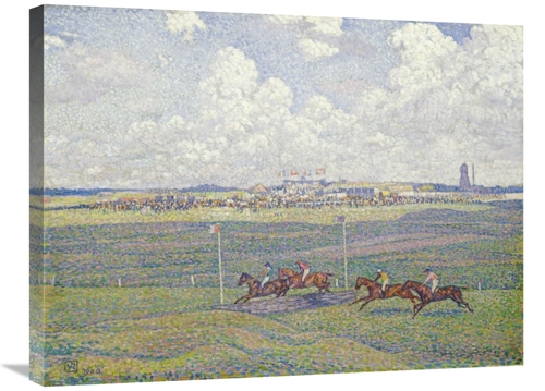 Global Gallery GCS-267505-30-142 30 in. The Racecourse at Boulogne-Sur
