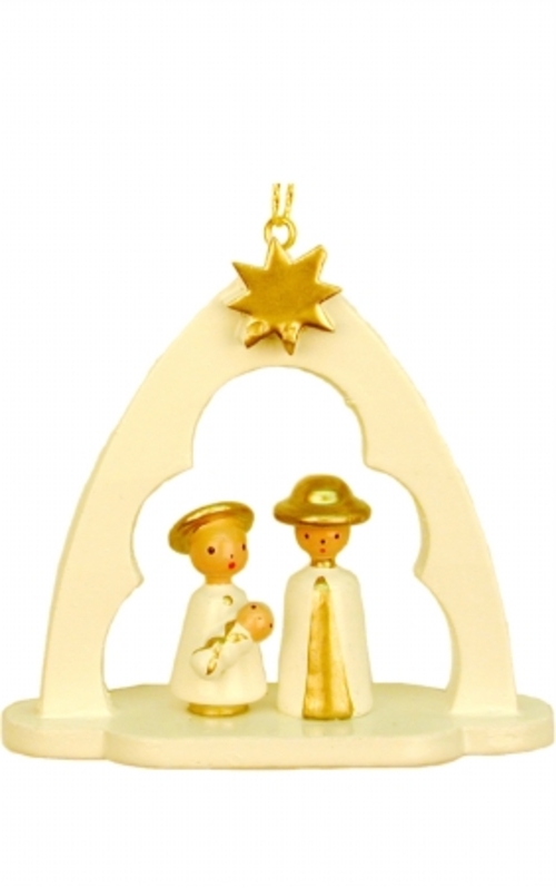 ULBR 10-0182 Christian Ulbricht Ornament - Holy Family in Arch