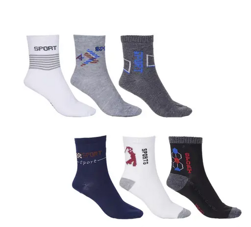Latest Pack of 6 Multi color Ankle Socks Combo for Men and Women