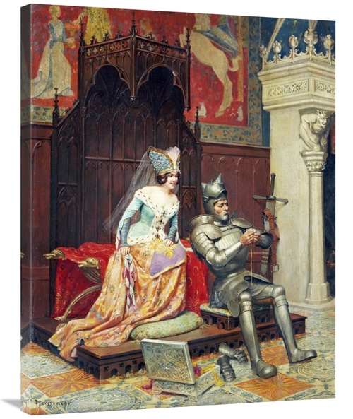 Global Gallery GCS-266858-36-142 36 in. An Arthurian Legend Art Print 