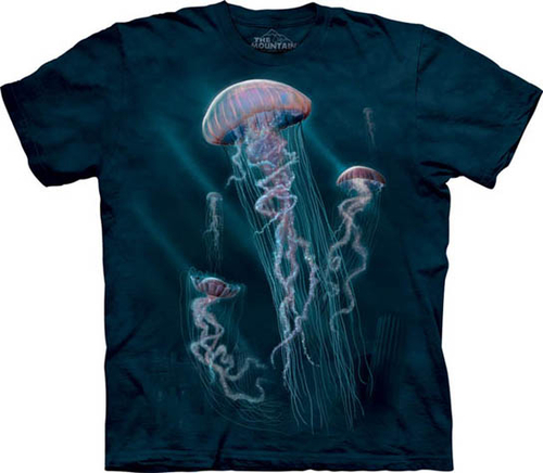 The Mountain 1022796 Jellyfish - Adult T Shirt - 4 XL