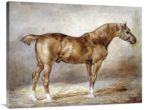 Global Gallery GCS-266376-40-142 40 in. Cheval a LEcurie Art Print - T