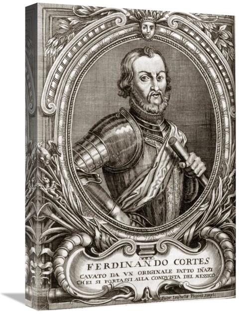 Global Gallery GCS-279026-22-142 22 in. Hernan Cortes Art Print - John