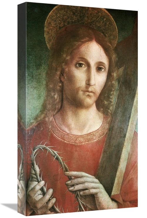 Global Gallery GCS-279310-22-142 22 in. Jesus with Cross & Crown of Th