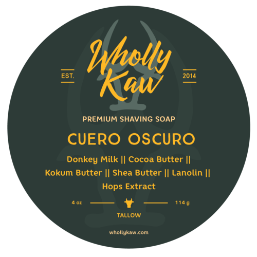 Cuero Oscuro Shave Soap