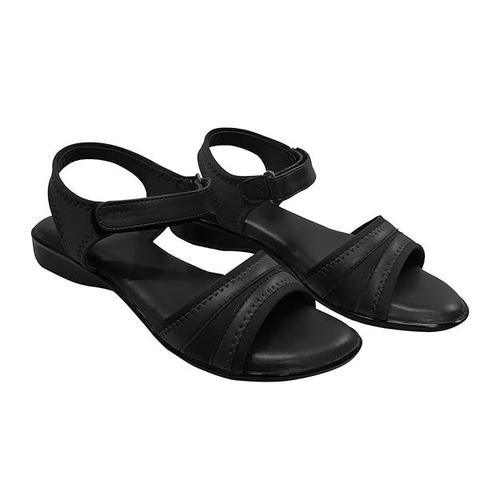 Women's Slip On Fashion Sandal (Size-UK-7) (COLOR-BLACK)