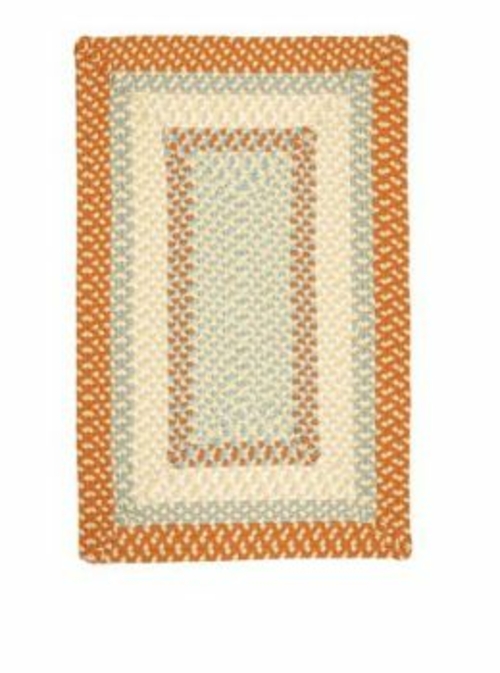 Colonial Mills Rug MG29R024X072R Montego - Tangerine 2 ft. x 6 ft. Bra