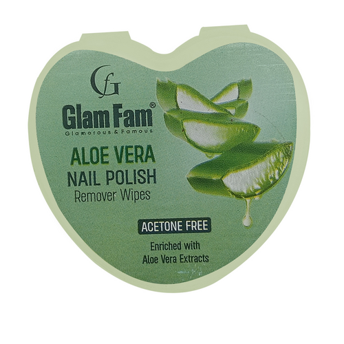 GLAMFAM "ALOVERA" HEART SHAPE REMOVER WIPES