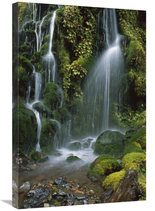 Global Gallery GCS-453517-2030-142 20 x 30 in. Waterfall Cascading Ove