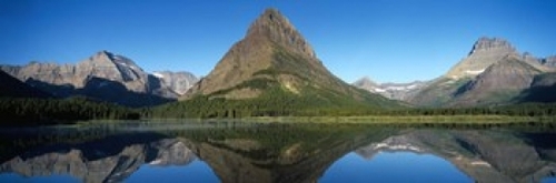 Panoramic Images PPI120903L Reflection of mountains in a lake  Swiftcu